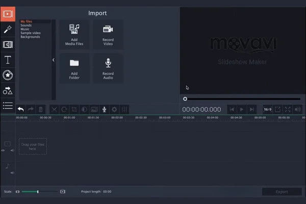 huong dan edit video tren movavi buoc 1