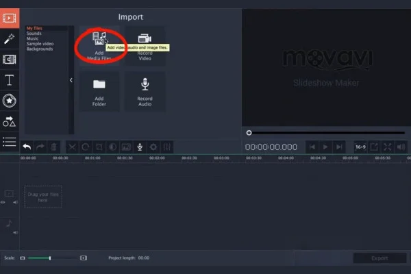 huong dan edit video tren movavi buoc 2