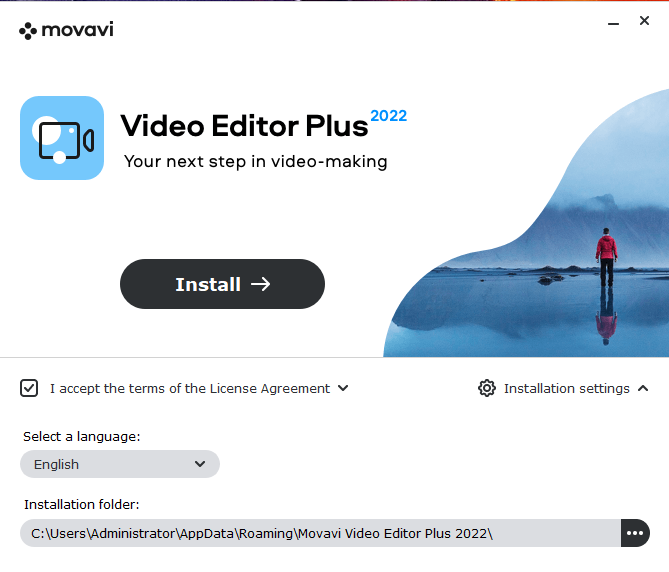 cai dat phan mem Movavi Video Editor b3