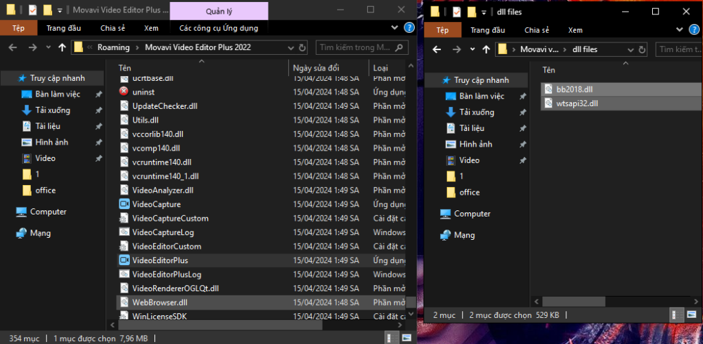 cai dat phan mem Movavi Video Editor b5