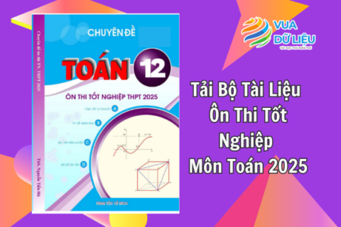 Bộ tài liệu ôn thi tốt nghiệp Toán 2025 cho học sinh lớp 12