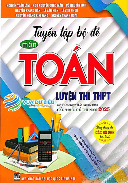 Tài Liệu Ôn Thi Tốt Nghiệp Môn Toán 2025 miễn phí