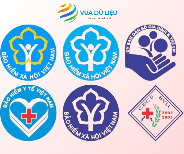 Bộ file vector logo bảo hiểm xã hội miễn phí