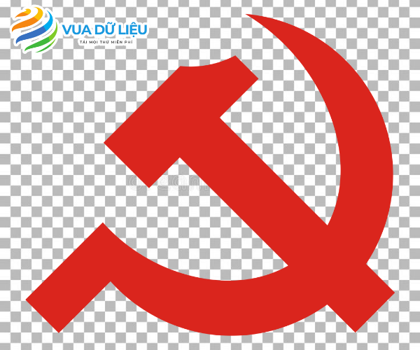 Logo cờ đẳng cộng sản việt nam file tách nền