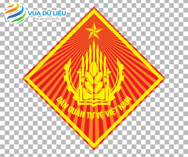 Logo dân quân tư vệ file miễn phí, chất lượng cao
