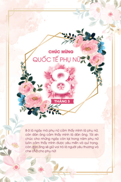 Thiệp hình ảnh ngày 8-3 đẹp