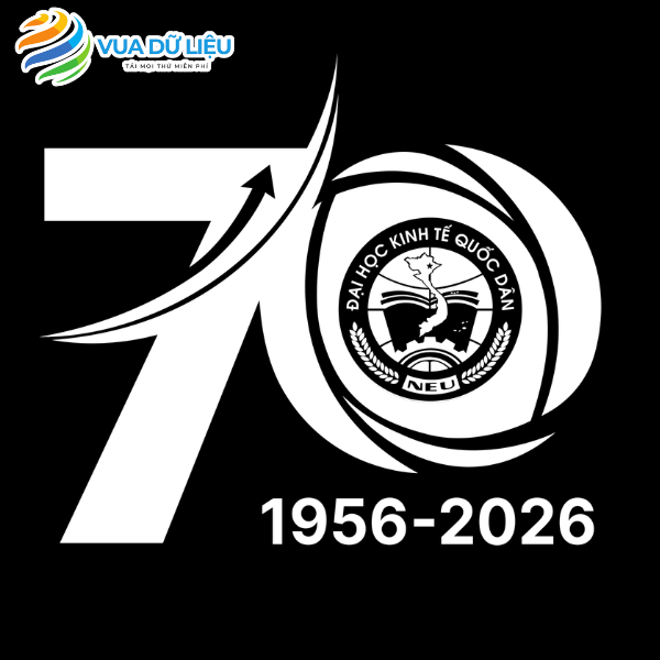 File Vector Logo Đại Học Kinh Tế Quốc Dân NEU Free bo logo neu png tach nen dep