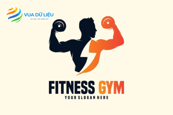 bo suu tap logo gym vector dep mien phi