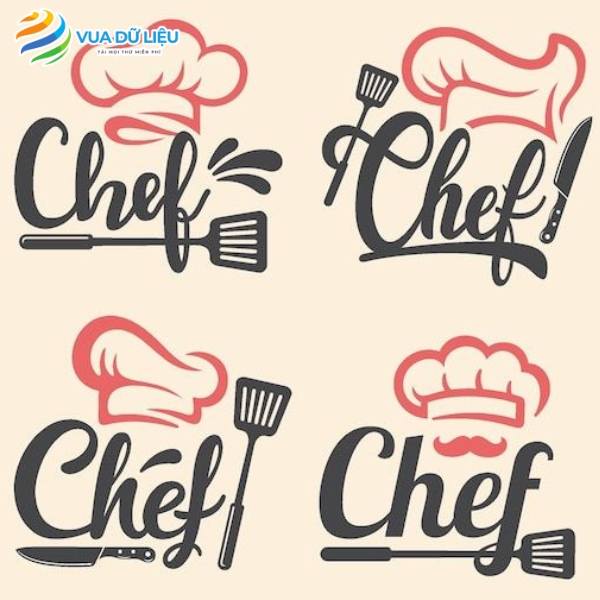 Tải Hình Ảnh, Logo Đầu Bếp Đẹp Free File logo vector đầu bếp