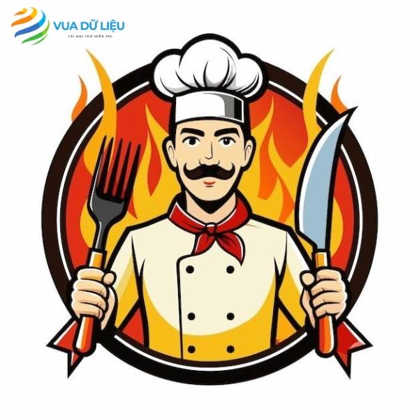 Tải Hình Ảnh, Logo Đầu Bếp Đẹp Free Hình ảnh đầu bếp vector