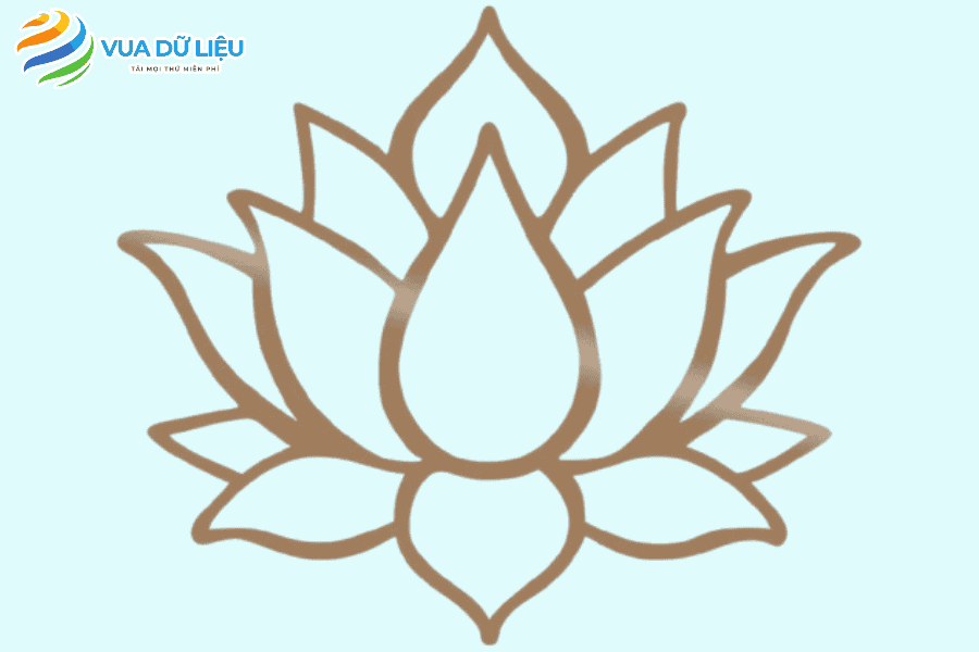 Top Logo Hoa Sen Vector Đẹp - File Tải Miễn Phí Hoa sen cách điệu logo