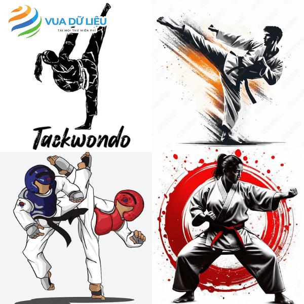 Logo taekwondo PNG đẹp free