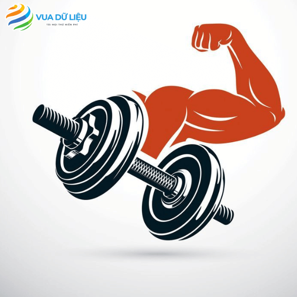 mau thiet ke logo gym dep chuyen nghiep