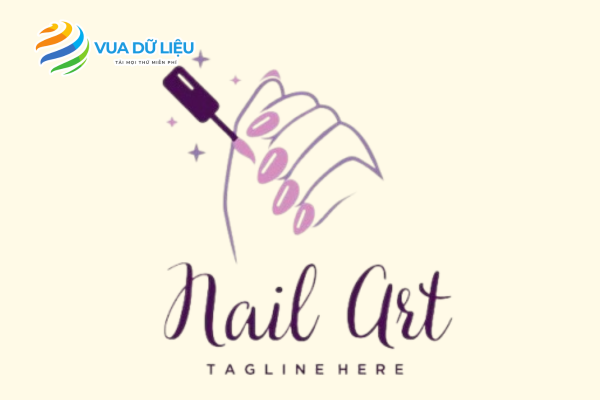 tai 30 mau logo nail dep doc cho thiet ke
