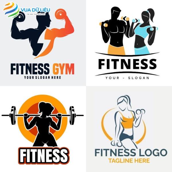 tai logo fitness gym cho thiet ke