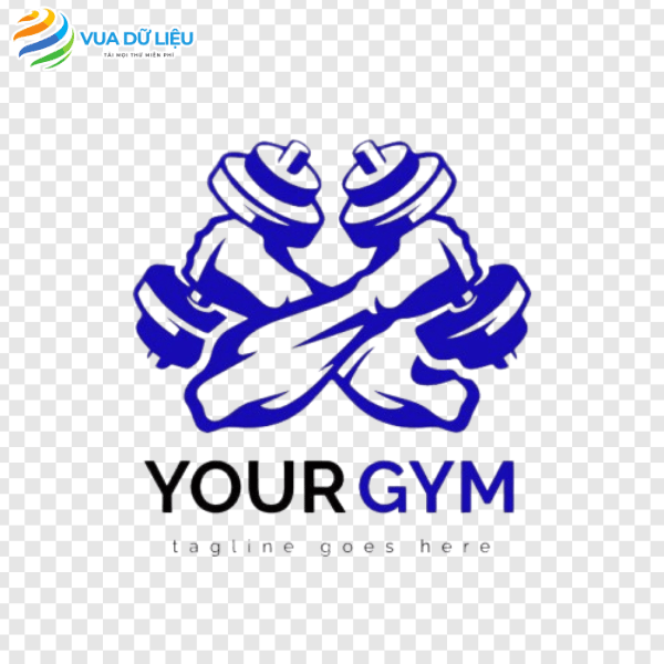 tai logo gym tach nen