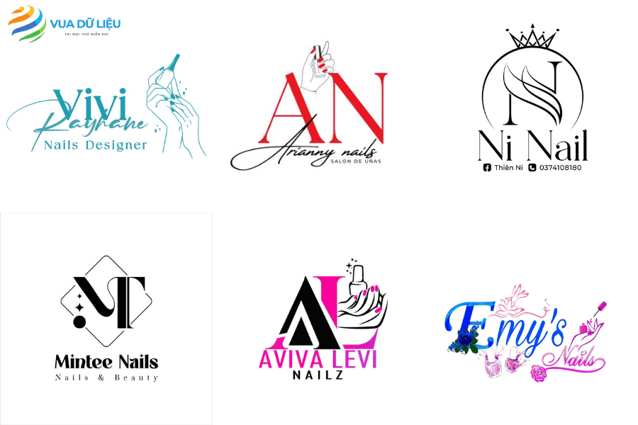 Thiết kế logo tiệm nail cho các tiệm nail - spa