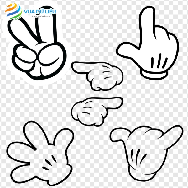 bàn tay chuột mickey