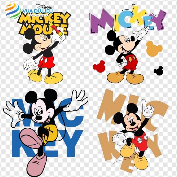 Chuột mickey vector đẹp
