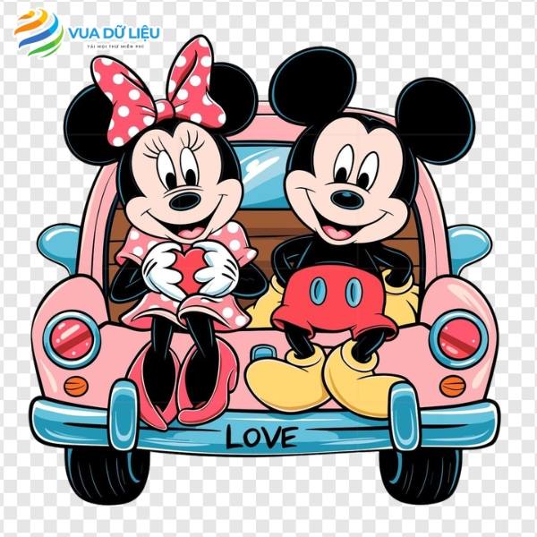 Hình chuột mickey và minnie