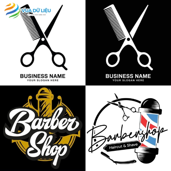 Logo barber shop đẹp