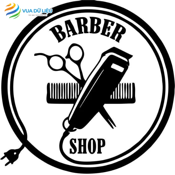 File Mẫu Logo Barber Shop Đẹp, Chuyên Nghiệp Logo barber shop PNG