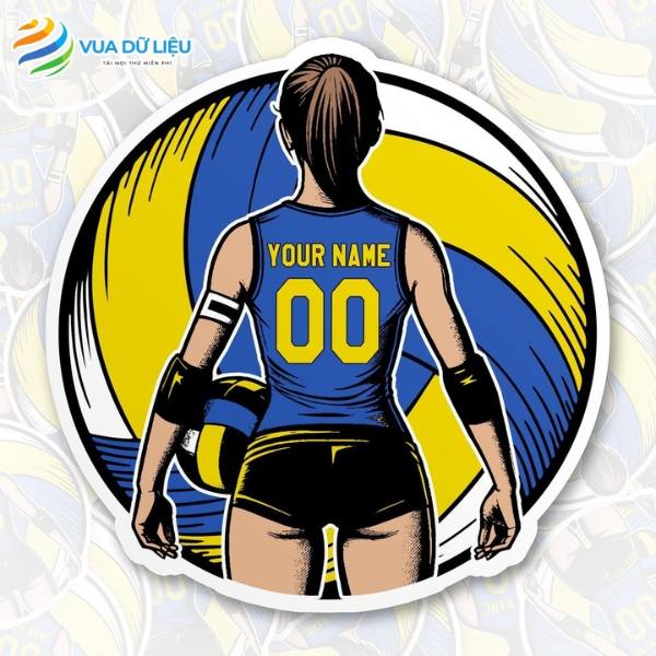 30+ Logo Bóng Chuyền Vector Độ Phân Giải Cao Logo bóng chuyền PNG đẹp