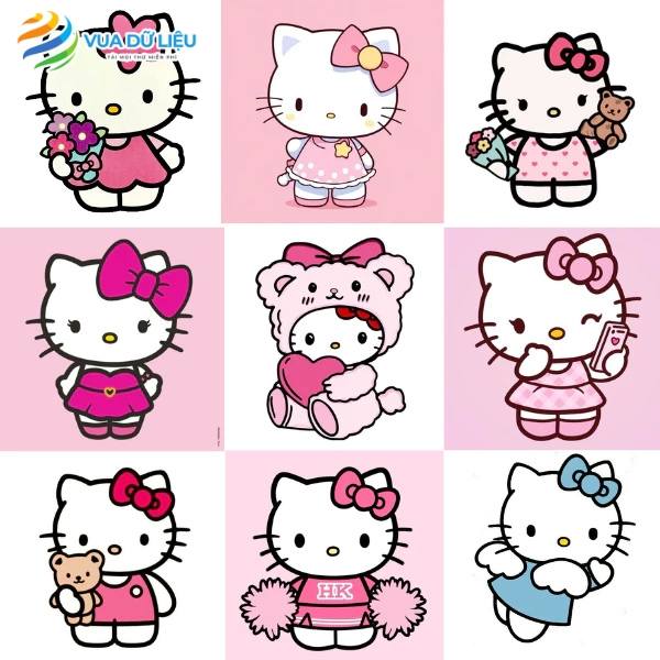 Logo hello kitty vector đẹp