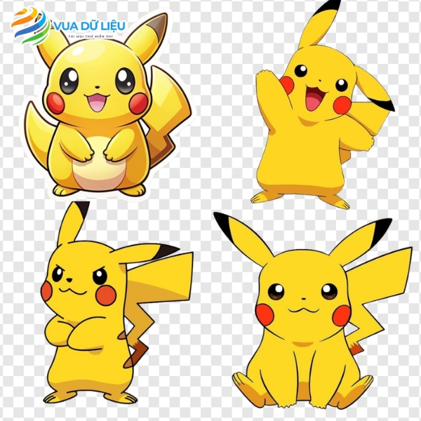 Logo pikachu PNG tách nền