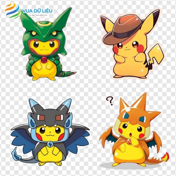 Logo pikachu vector đẹp