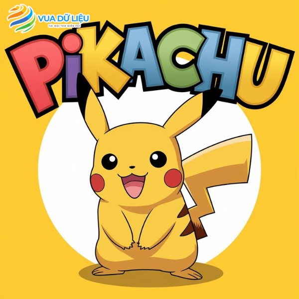 Logo Pikachu vector PNG đẹp