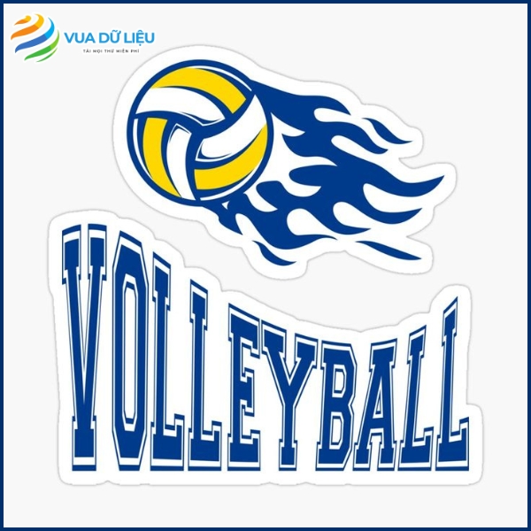 30+ Logo Bóng Chuyền Vector Độ Phân Giải Cao Logo quả bóng chuyền