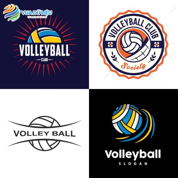 30+ Logo Bóng Chuyền Vector Độ Phân Giải Cao Mẫu logo bóng chuyền chuyên nghiệp
