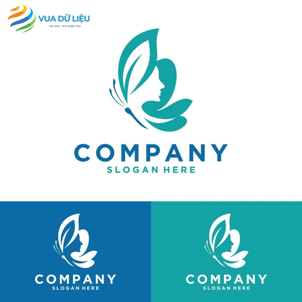 Mẫu logo hình con bướm đẹp