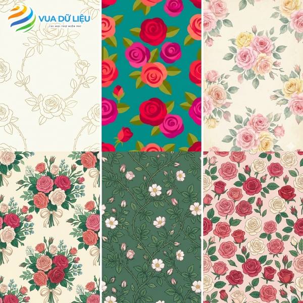 Nền hoa hồng vector