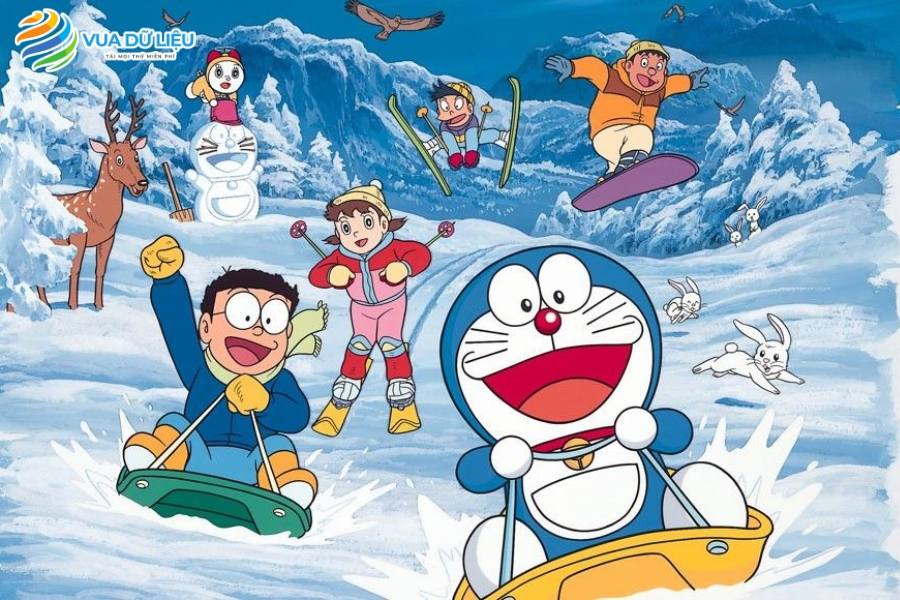 Tải hình nền đẹp Doraemon free