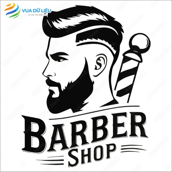 File Mẫu Logo Barber Shop Đẹp, Chuyên Nghiệp Tải logo barber shop