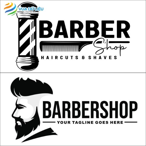 File Mẫu Logo Barber Shop Đẹp, Chuyên Nghiệp Tải logo barber shop miễn phí