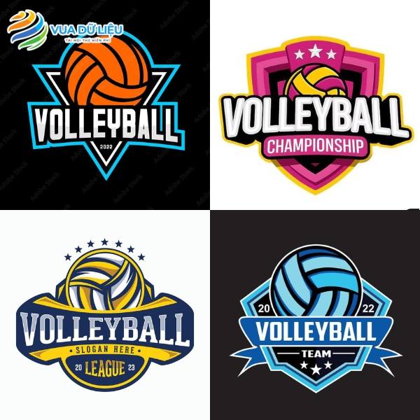 30+ Logo Bóng Chuyền Vector Độ Phân Giải Cao Tải logo bóng chuyền
