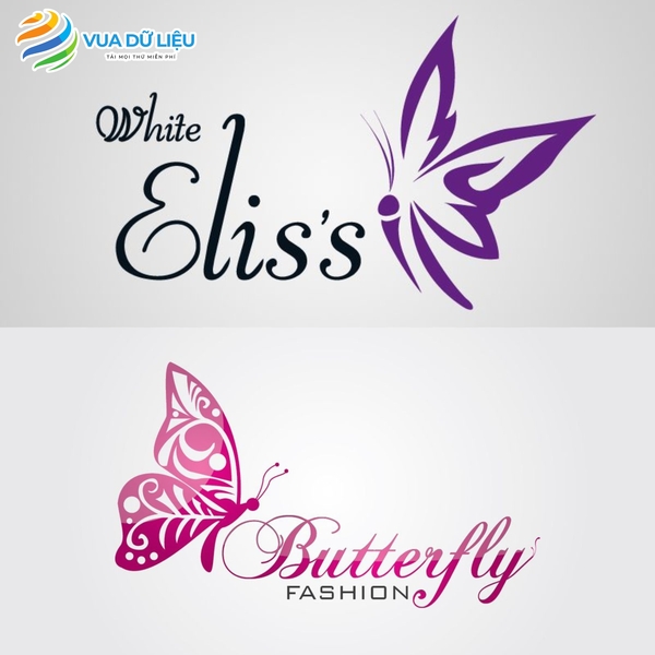 Tải logo hình con bướm đẹp