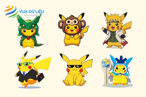 tai pikachu logo vector png tach nen