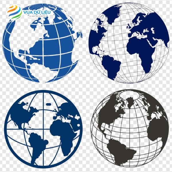 Tổng Hợp File Vector Quả Địa Cầu AI, EPS, SVG, PNG Sắc Nét hinh qua dia cau vector dep