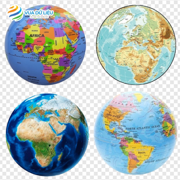 Tổng Hợp File Vector Quả Địa Cầu AI, EPS, SVG, PNG Sắc Nét link tai vector qua dia cau