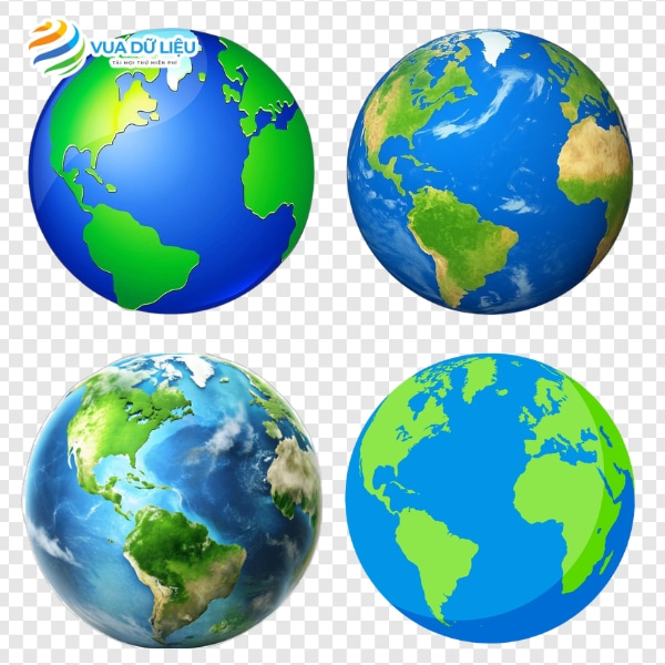 Tổng Hợp File Vector Quả Địa Cầu AI, EPS, SVG, PNG Sắc Nét tai vector qua dia cau free